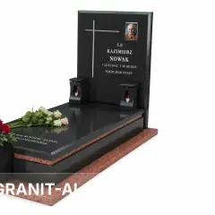 памятник из гранита в студийном каталоге на чистом фоне — пример 14, AI-визуализация Granit AI